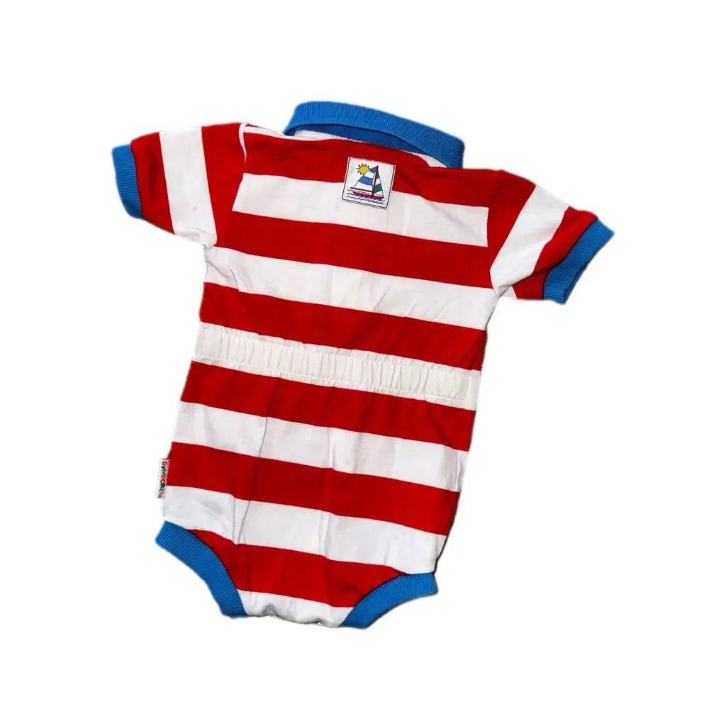 VTG 90s/Y2K Gymboree Baby Boy 3pc Bundle- Size Infant /Baby Plaid & Sailboat Lot